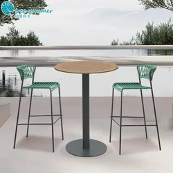 Sillas de Bar de oficina de manicura, escritorio nórdico, sala de estar, playa, Bar al aire libre, salón, Metal, diseño de Chaise, muebles para el hogar