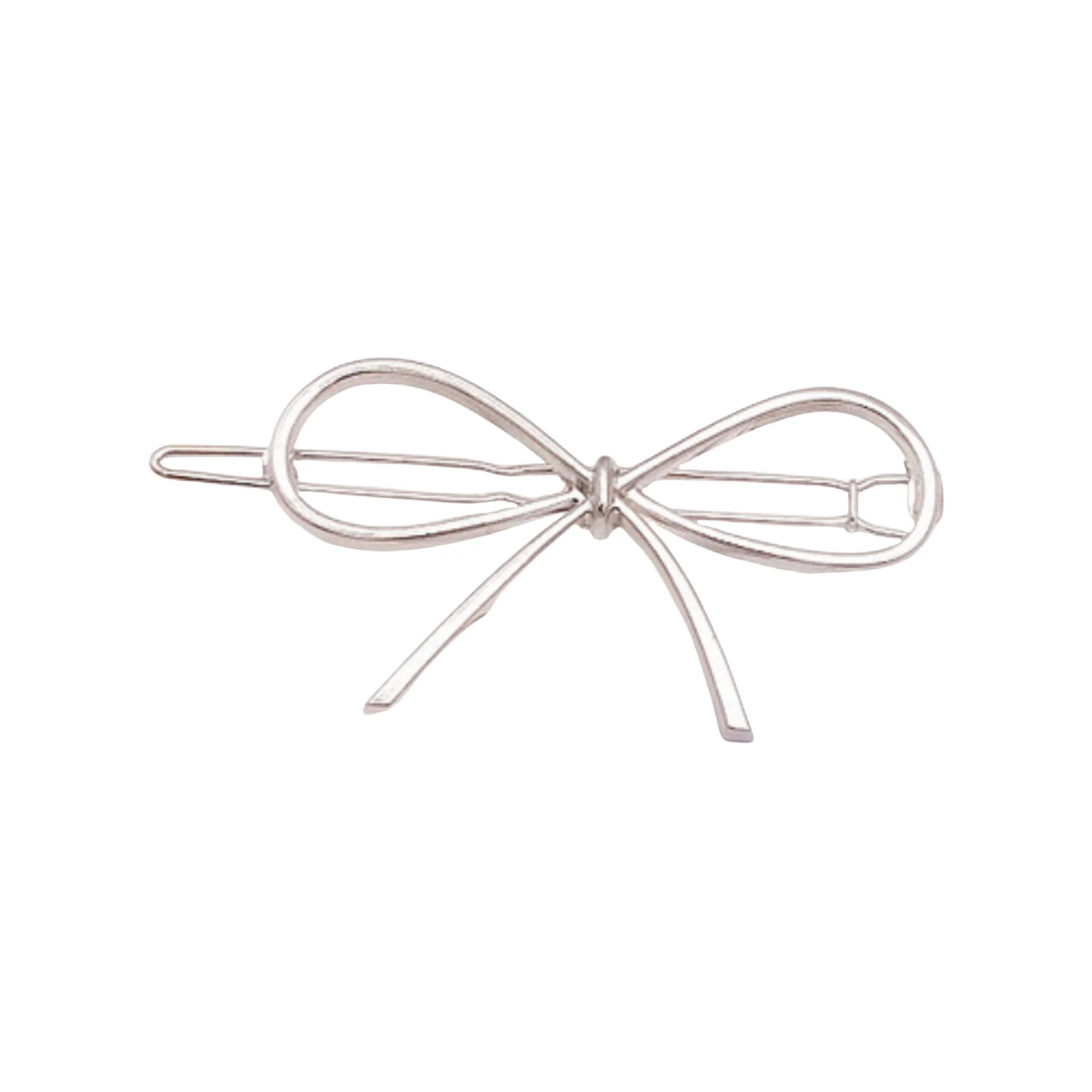 2 Stück Schleifen-Haarspangen für Frauen, Haarschmuck aus Metalllegierung, niedliches Schmetterlingsknoten-Design, stilvolle Haarnadeln für den täglichen und auf Partys – Detail 3