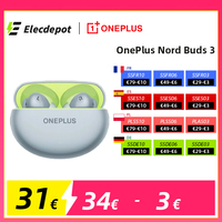 Global Version OnePlus Nord Buds 3 wireless bluetooth headphones Up to 32dB Active Noise Cancellation IP55