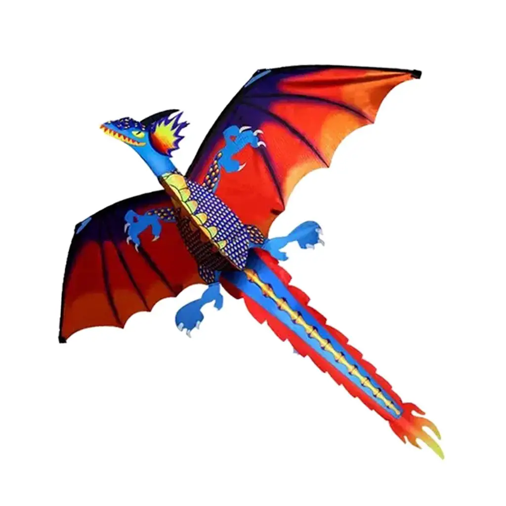 Beautiful Large 3 Kite for Kids Adults Colorful Park Flying Game Quilaty Cloth