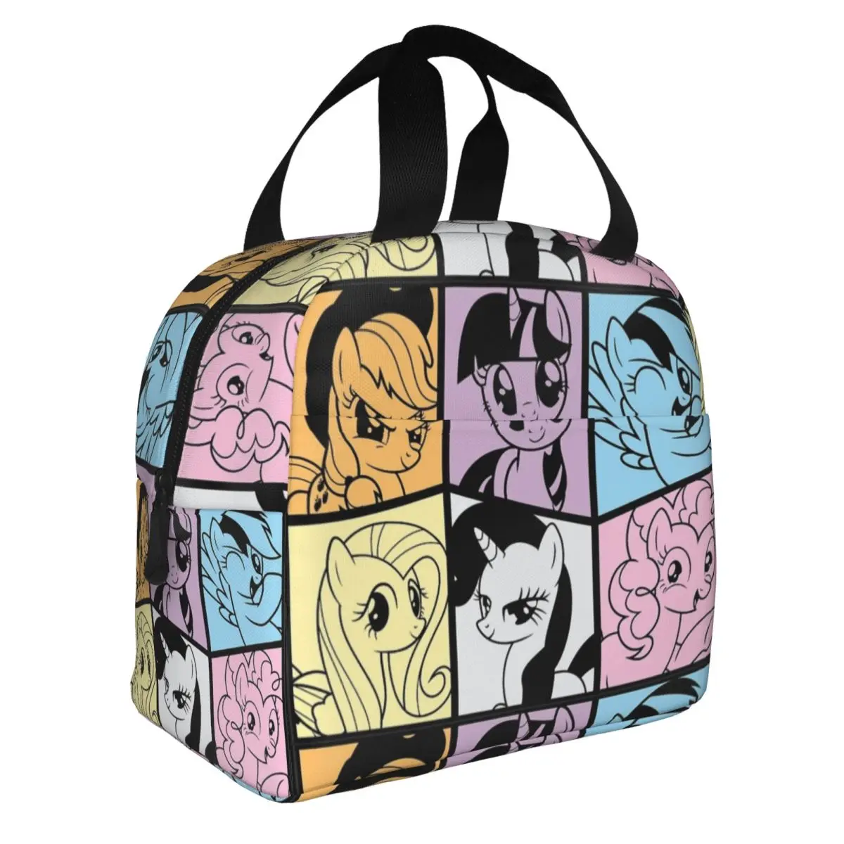 Mlp Derpy Muffins Hooves Insulated Lunch Bag Thermal Bag Reusable High Capacity Tote Lunch Box Food Handbags Beach Outdoor