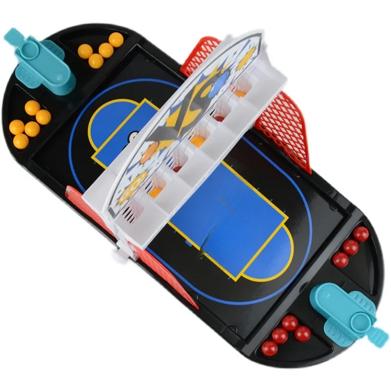 

Ejection Basketball Machine Finger Shooting Quad Chess Combination Children's Double Table Pinball Game Table Toys