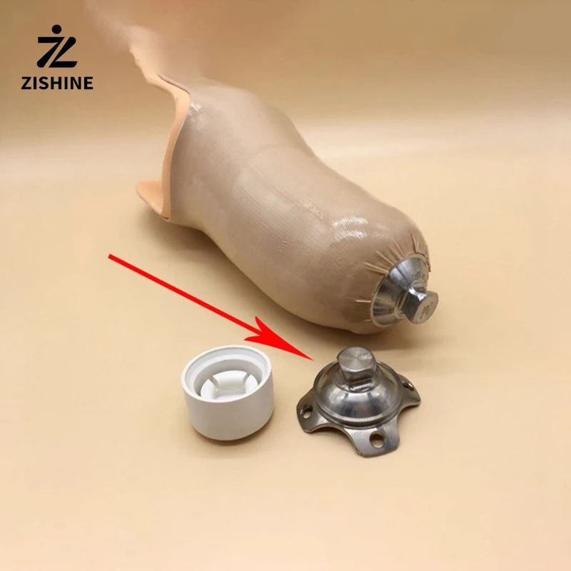 

High Strength 4-Jaw Socket Adapter Prosthetic Leg Parts for AK BK Amputee Artificial Limb Assembly Limb Socket Connection