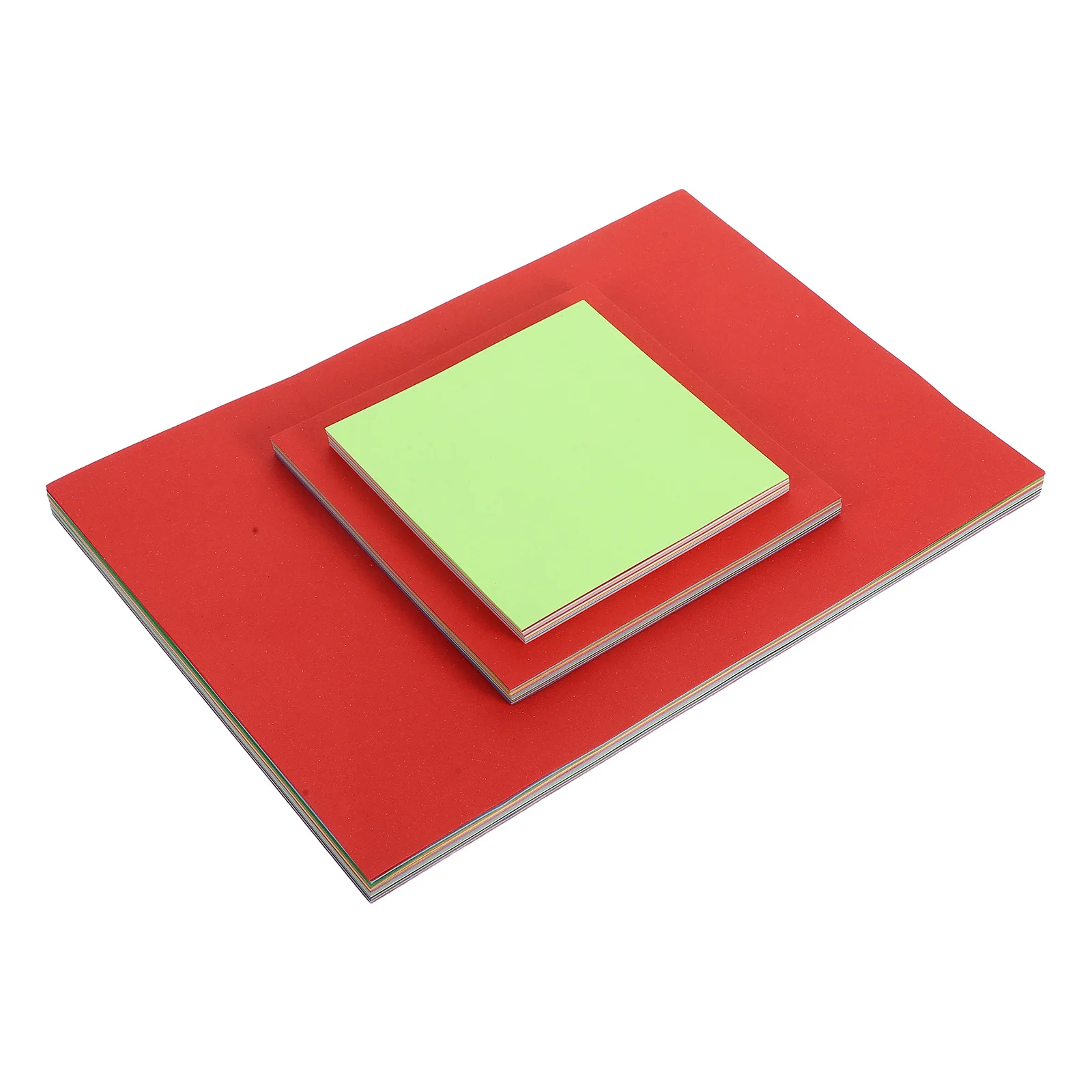 300Pcs Colored Craft Paper Sheets Double Sided Bright Origami Paper for DIY Handicrafts Folding Art Projects Supplies