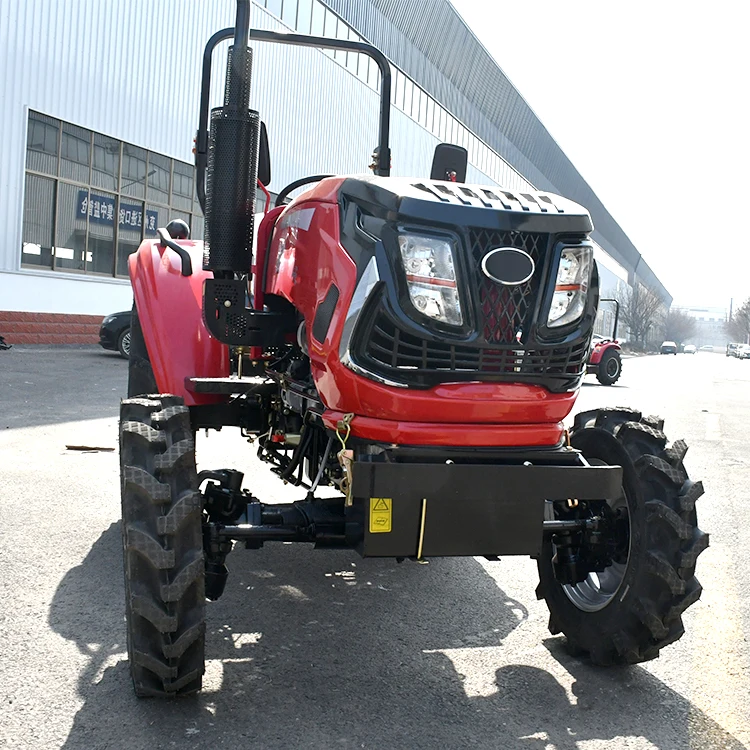 China 4WD 50hp Mini Farm Tractor Front End Loader Backhoe  Engine 4x4 Small Tractor Agriculture Farming Mini-Trucks-for