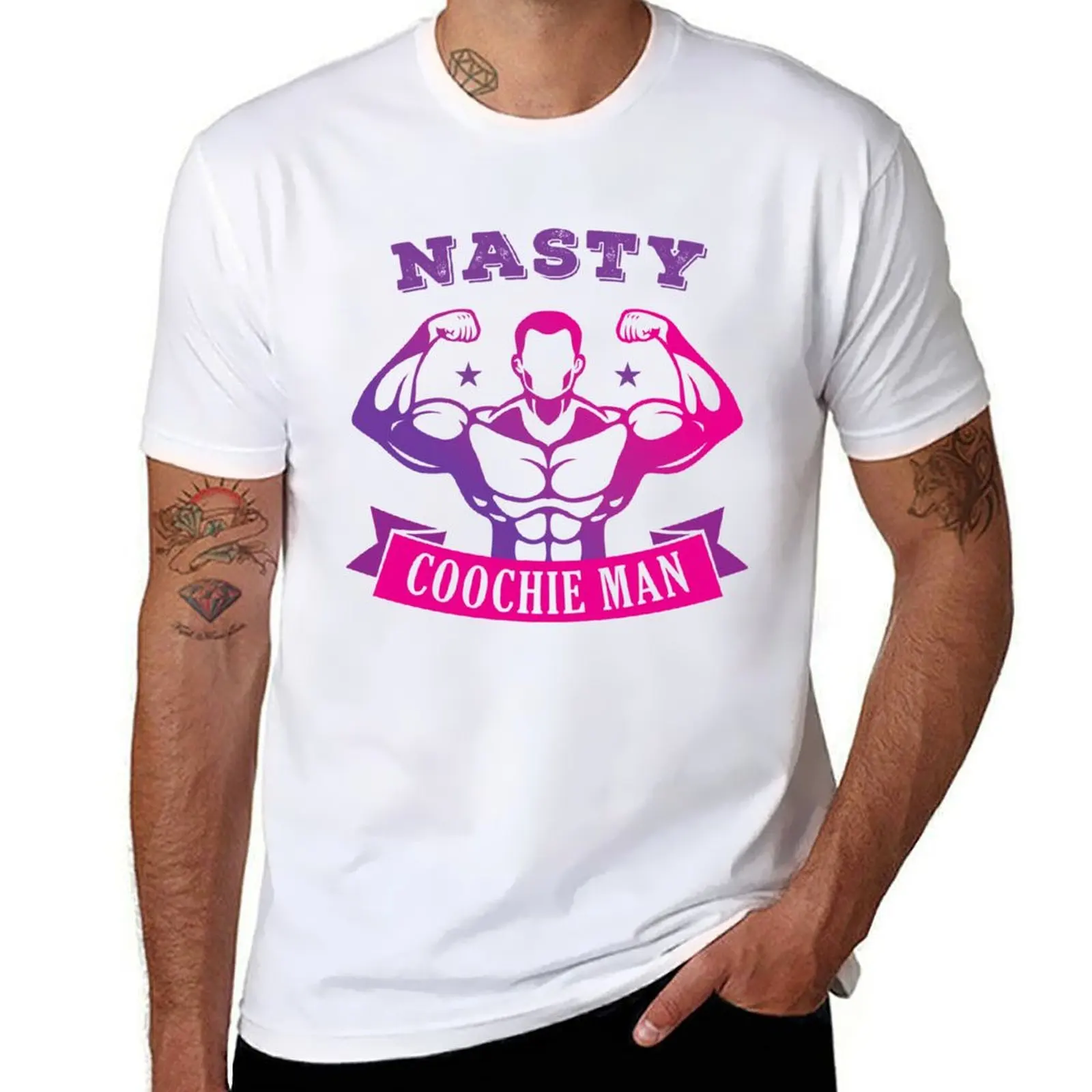 

Nasty Coochie Man Funny Gift T-Shirt t shirts for man graphic vintage t shirts with prints T-Shirt