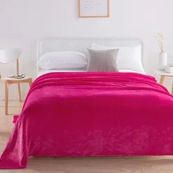 Bedding Winter Blanket Luxury Bed Blanket Anti-Static Fuzzy Warm Soft Faux Fur Blanket Microfiber Throw for Bed Sofa