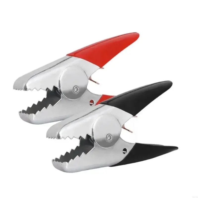 2pcs Sturdy Metal 600A Battery Clamps for Automotive and Industrial Use