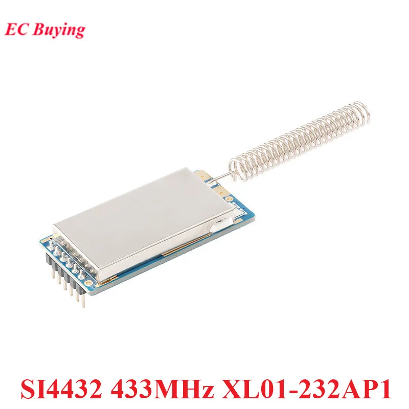 SI4432 433MHz Wireless Serial Transceiver Module 433 mhz Transmitter Receiver Board SI4432 Wifi Transmission UART TTL XL01-232AP