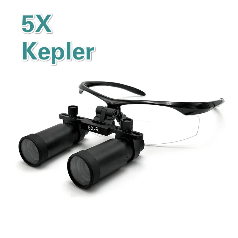 5X High Power Medical Dental Loupe Surgical Binocular ENT Kepler Optical Magnifier Microsurgery Magnifying Glasses