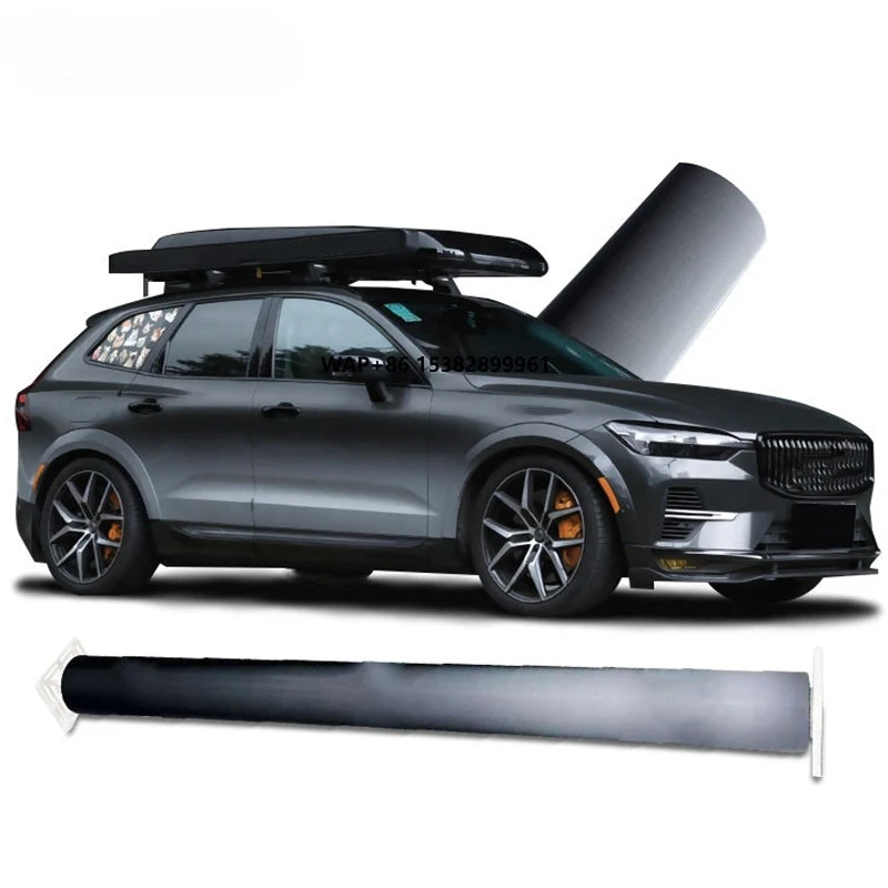 USA TPU 1.52*15m Matte Satin TPU PPF Car Protective Film Roll Clear White to black Color Change film