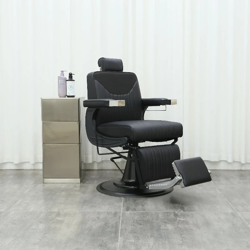 

Электрические массажные парикмахерские кресла с гидравлическим подъемом, из синтетической кожи и с металлическим каркасом