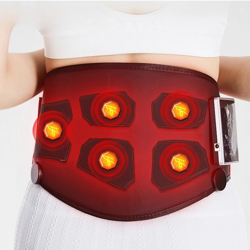 Topko Back Pain Heated Lumbar Massage Belt, Lumbar Vibratory Shiatsu Heating Pad