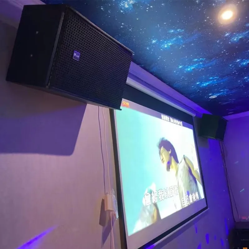 K10.1home Cinema Speakers Music System Hifi Wall  High-power Card Package for Living Meeting Dance Room bar Home Theatre System