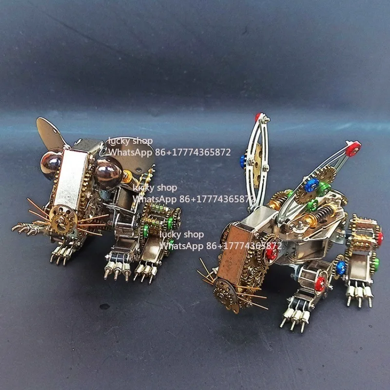

Adult High-difficulty Metal Mechanical Model Ornament Rabbit Mouse Animal Bluetooth Speaker Gift