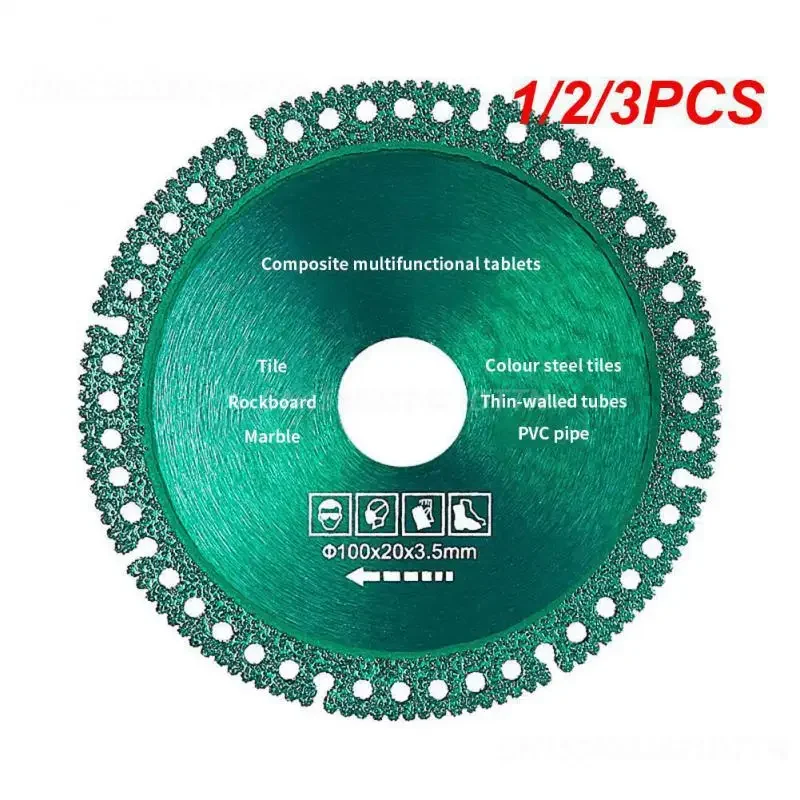 

1/2/3PCS Glass Cutting Disc Brazing Grinding Ultra-thin Polishing Cutting Blade 100mm Blade Sharp Polishing Cutting