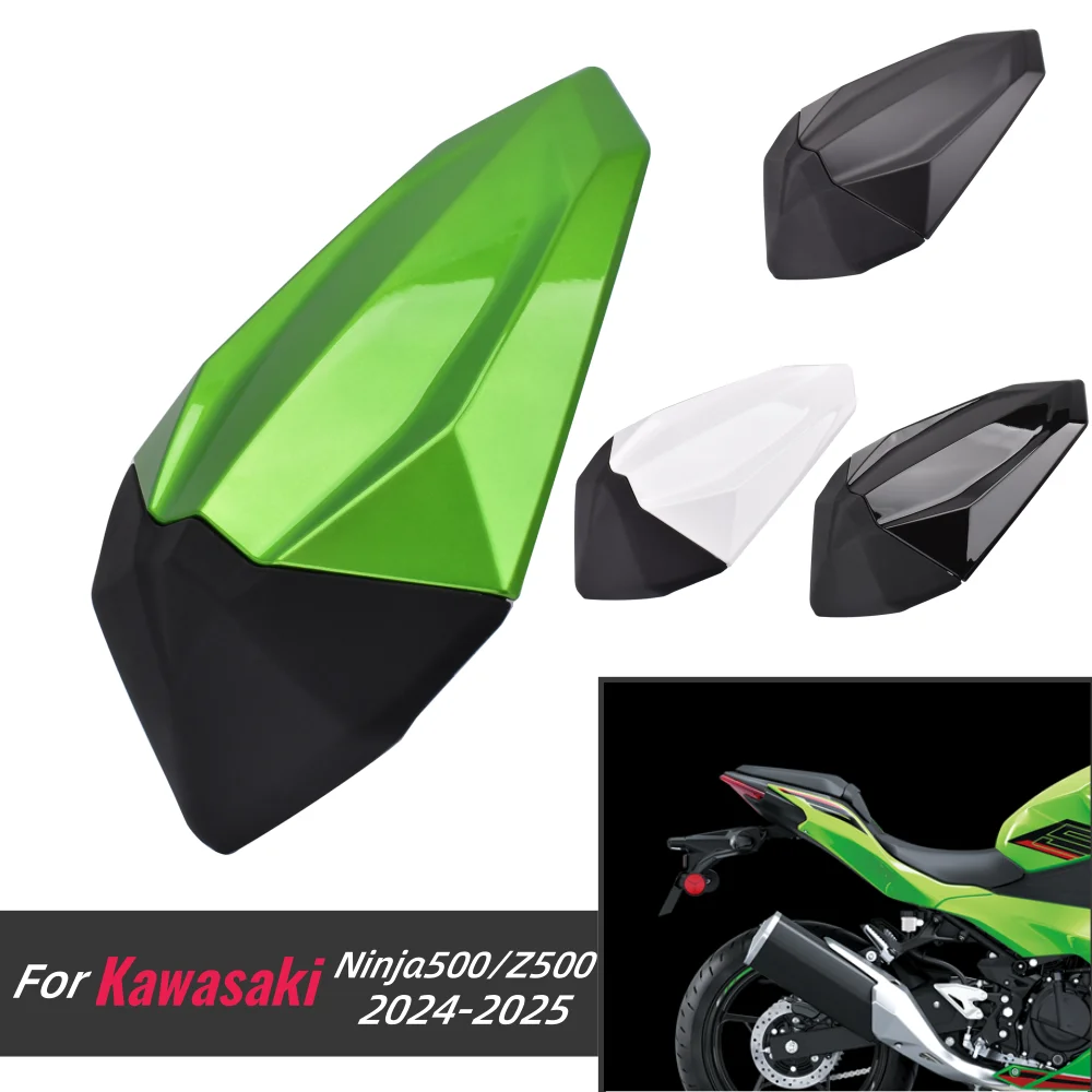 For Ninja Z 500 Rear Passenger Pillion Seat Cover For Kawasaki Ninja500 Z500 2024 2025 Motorcycle Fairing Cowl Accessories