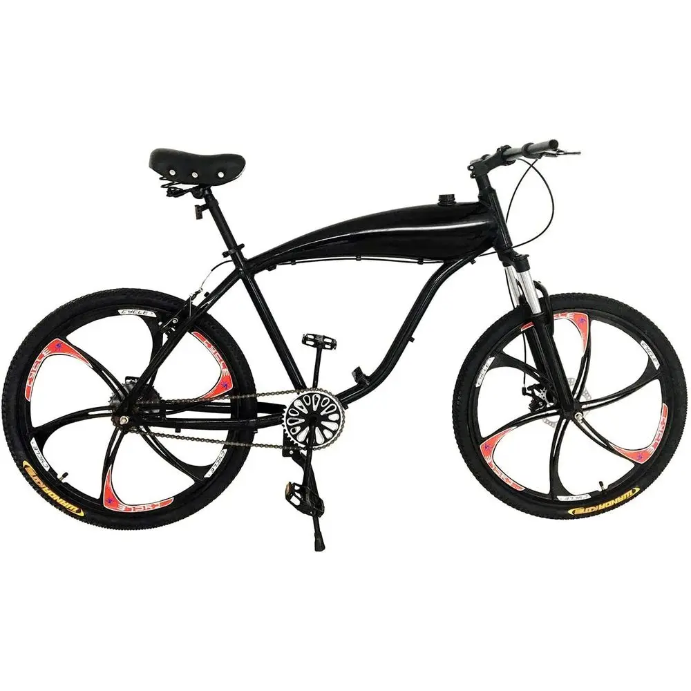 

Zeda Screamin Demon V2 Engine-Motorized ycle - Built in Gas Tank - Gas e Bike (Black ycle)