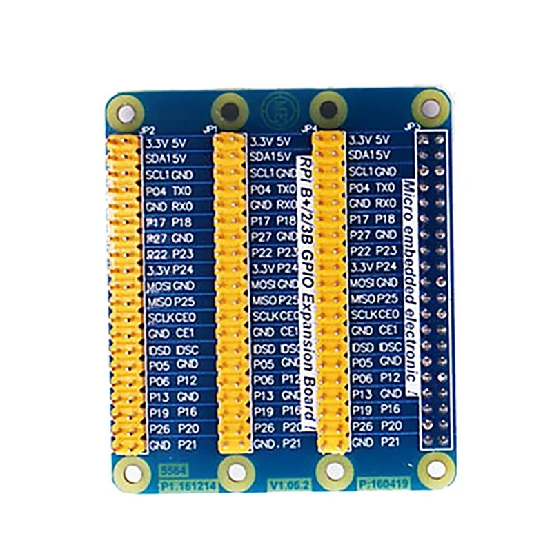 Carte GPIO 6 000 pour Raspberry Pi 4B/3B +/3B, 1 Point 3 Broches