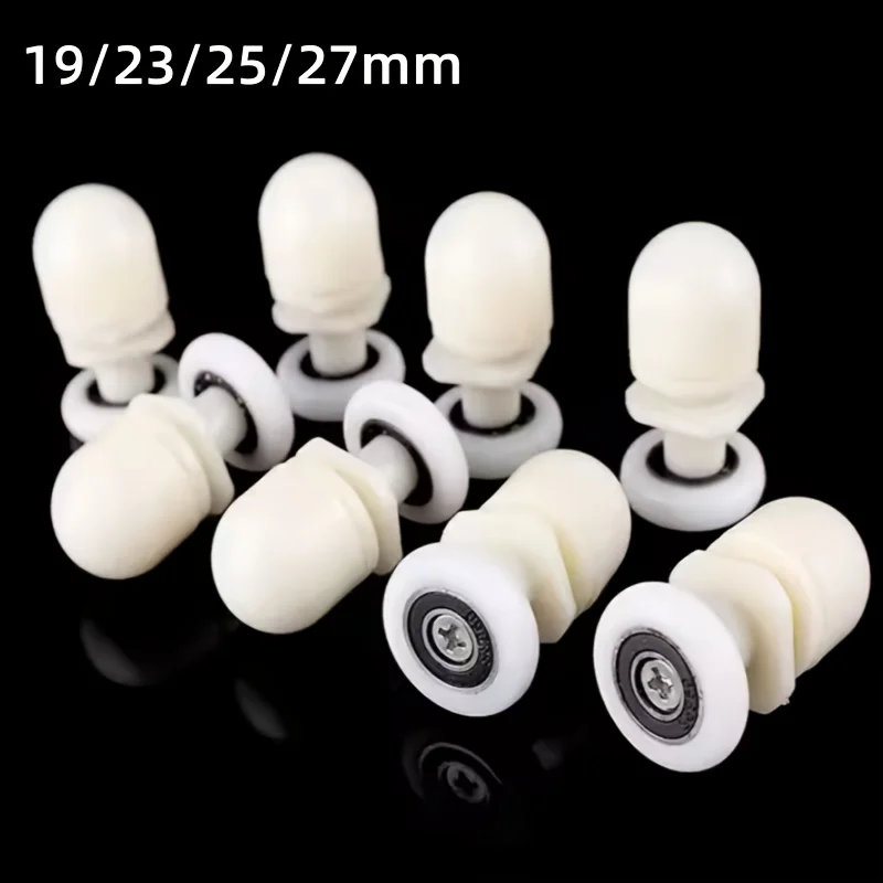 4/8 Uds. Rodillos para puerta de ducha, corredores, ruedas, poleas, ruedas deslizantes para baño, rodillos de rodamiento de vidrio para cabina de ducha, sala de Spa