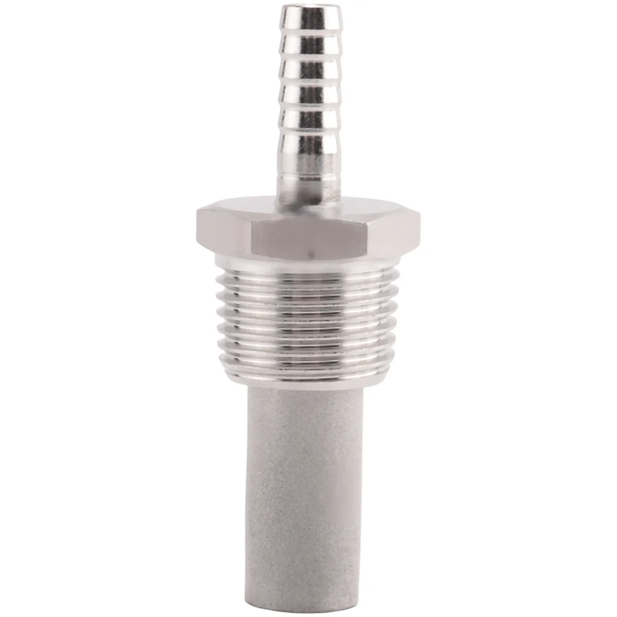 Pedra de aeração de pedra de difusão de oxigenação em linha para fabricação caseira Pedra de carbonatação 1/2 Npt