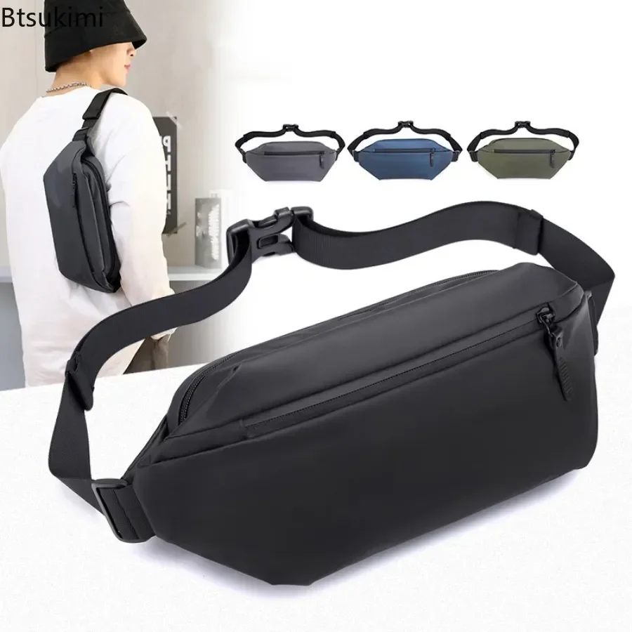 New Outdoor Casual Waist Bag Men Shoulder Crossbody Bag Fashion Multi-purpose Waterproof Travel Bags Portable and Durable Unisex