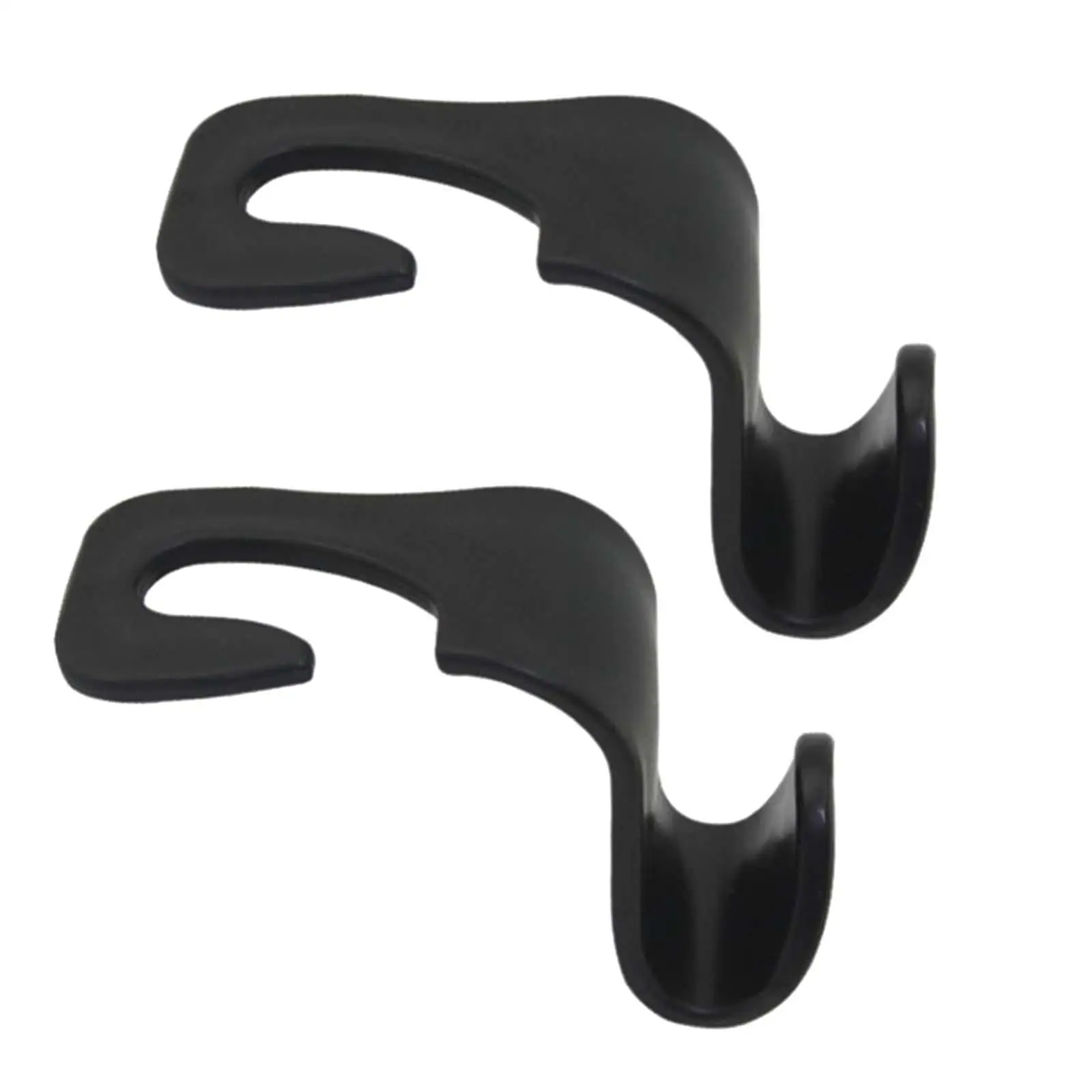 2 Pieces Headrest Hooks for Car Interior Accessories Durable Portable Headrest Hanger for Umbrellas Grocery Bag Handbag Purse