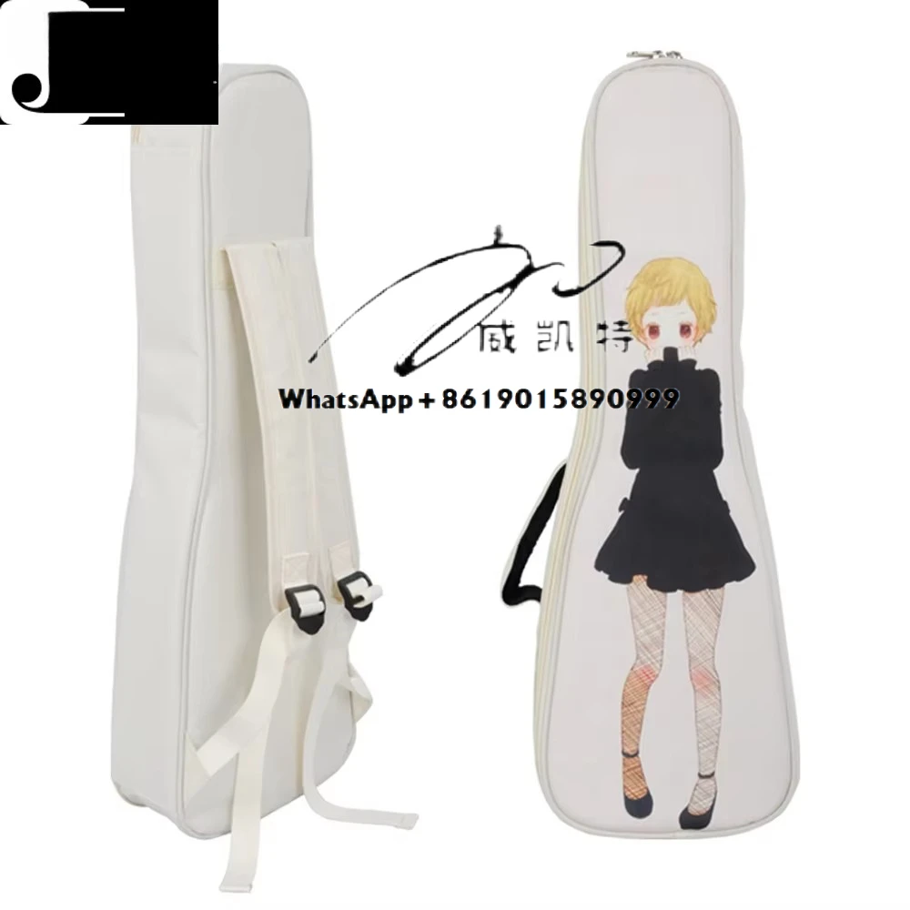 

2022 Jingying Music Guitar Accessories,Wholesale Spray Painted Cartoon 21/23/26 Inch Ukulele Bags