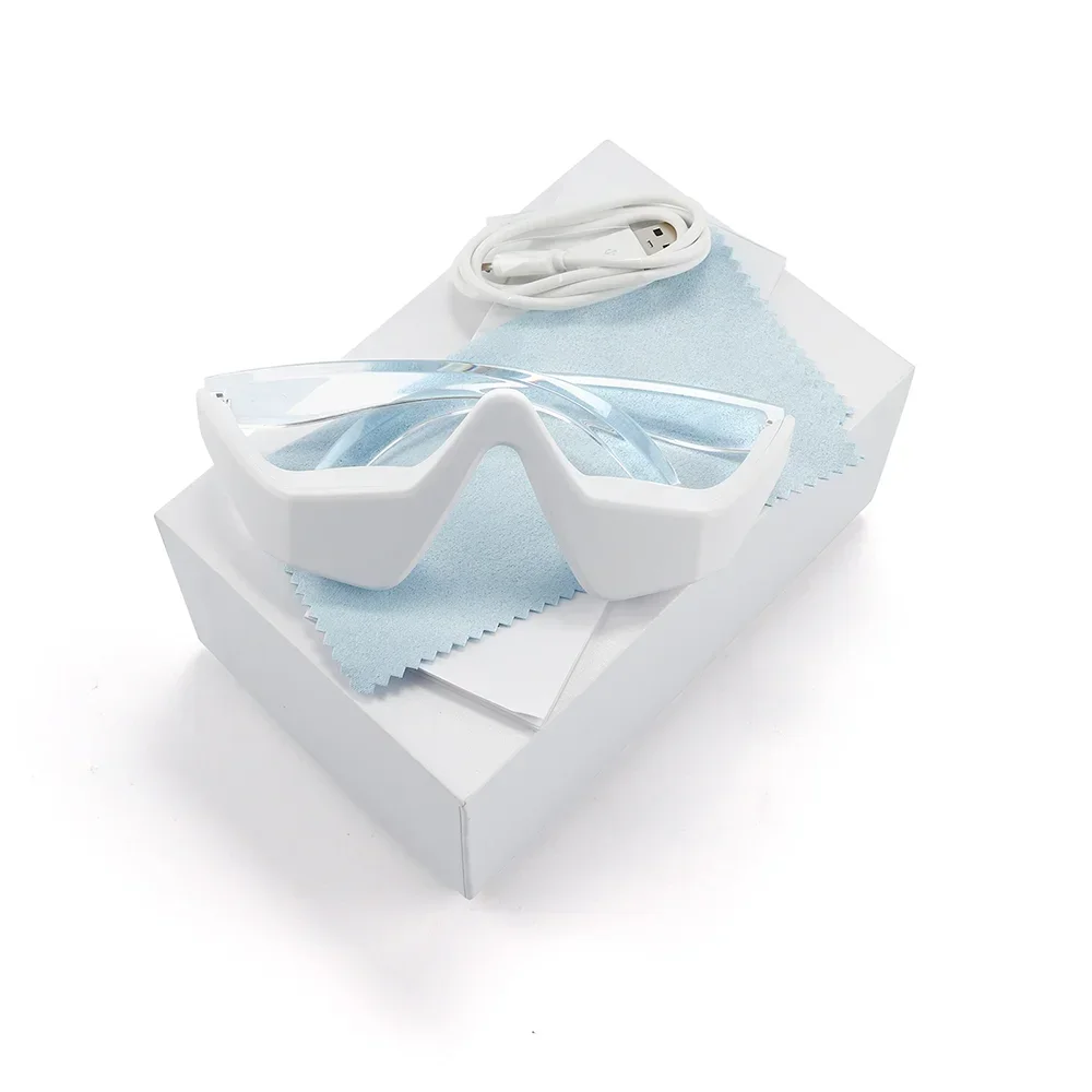 

Удобная машина для расслабления глаз, микротоковое устройство для красоты глаз, перезаряжаемый массажер под глаза, очки для уменьшения темных кругов