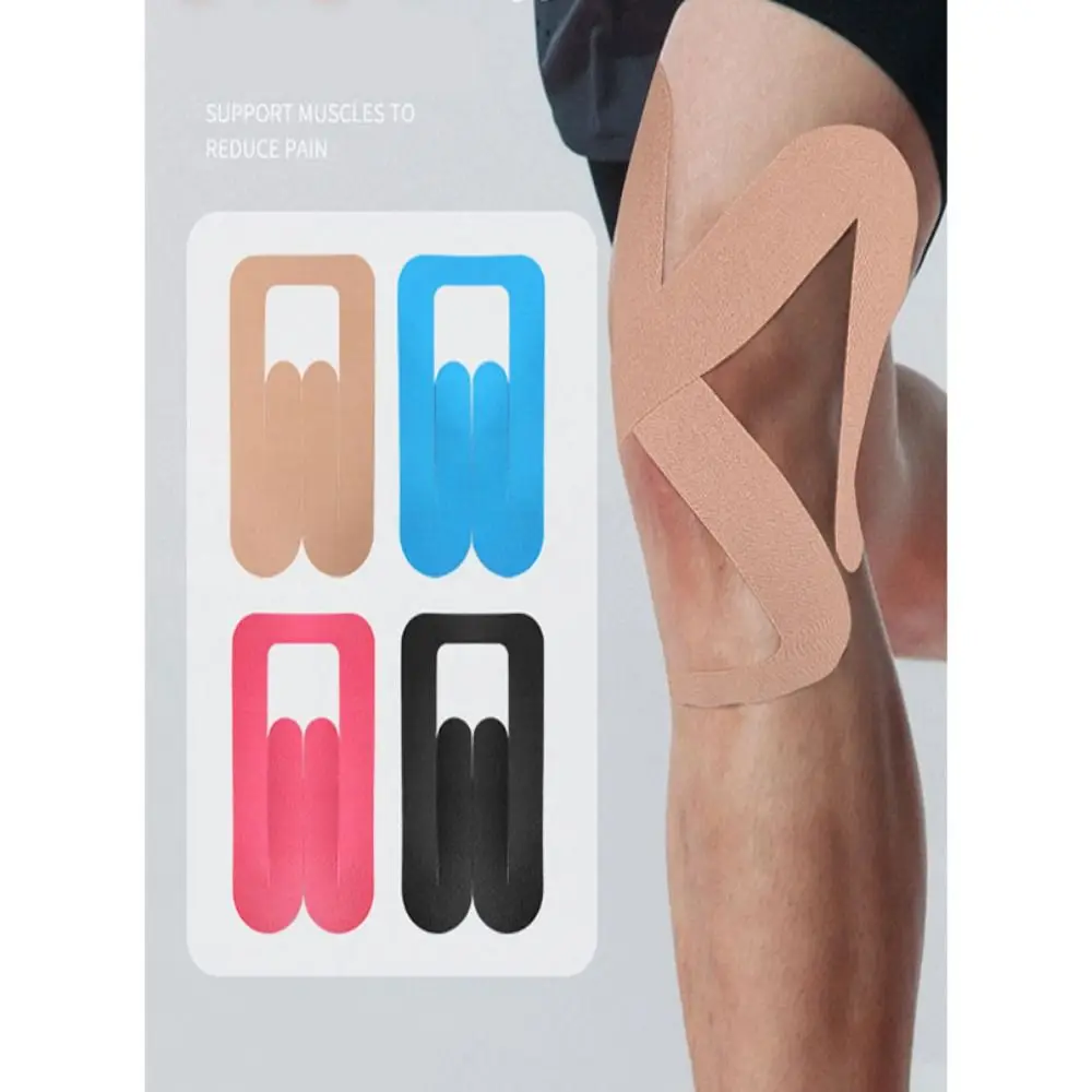 Protector Cotton Kinesiology Tape Meniscal pre cutting Irregular Fitness Bandage Elastic Multiple colors Muscle patch Kneepad