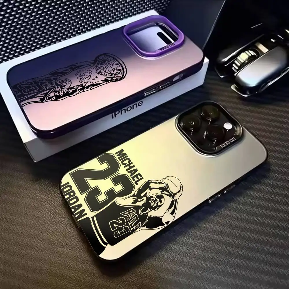 

23 Michael Jordan Basketball Phone Case For iPhone 17,16,15,14,13,12,11,Mini,Pro,E,MAX Candy Matte