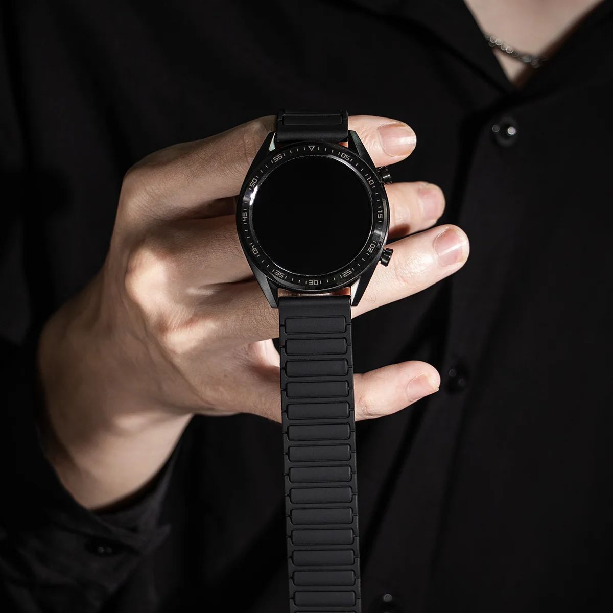 18mm 20mm 22mm Silicone Strap For Huawei Watch GT6 GT5 6Pro GT4 46mm Magnetic Band For Samsung Galaxy Watch 7 6 5 4 Classic 5Pro