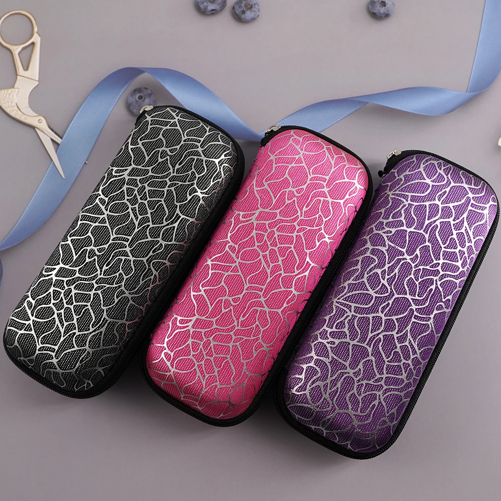 

Унисекс на молнии с нерегулярным узором, солнцезащитные очки, футляр для очков, коробка для очков, защитные контейнеры для очков, аксессуары для женщин и мужчин
