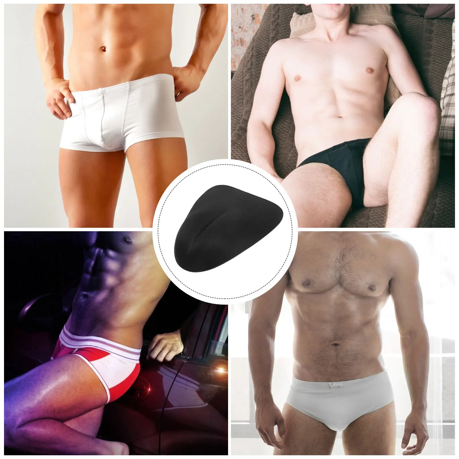 Insert Pad Breathable Sponge Underwear Insert Panty Pad Conceal Male Features Natural Feminine Look