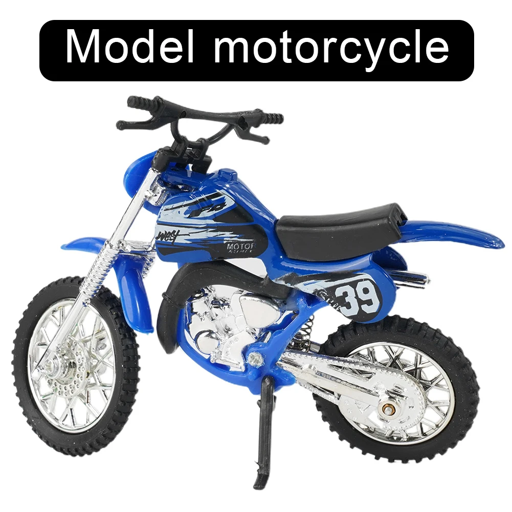 Simulated Alloy Motocross Motorcycle Model 1:18 Toy Adventure Imulation Alloy Motorcycle Model Home Decoration Kids Toy Gift