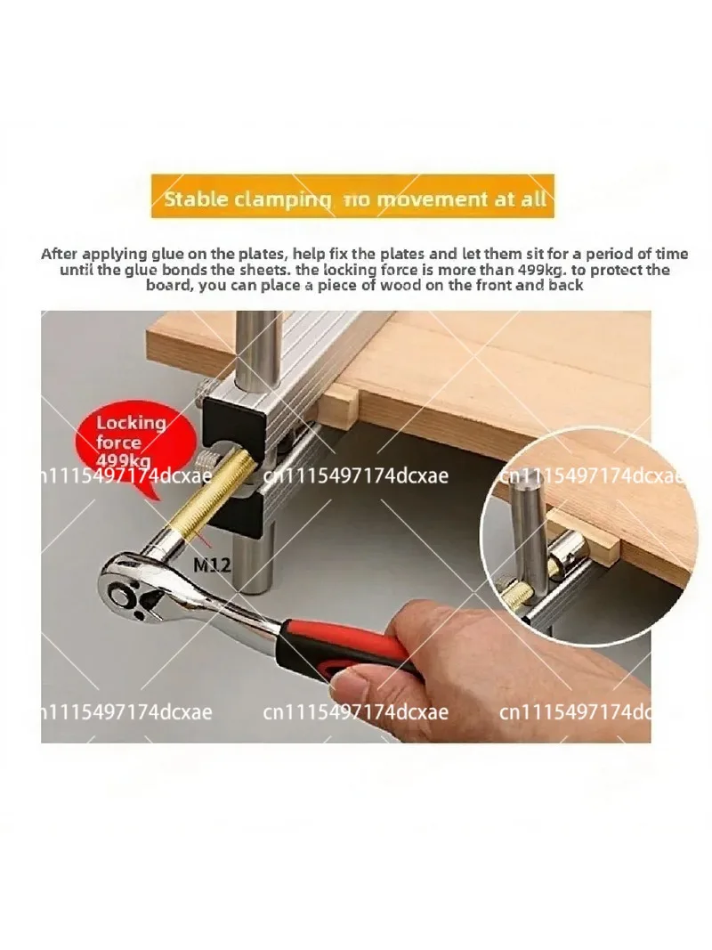 Solid Wood Table Topper Clamper Woodworking Clip Holder Quick Puzzle Fixture