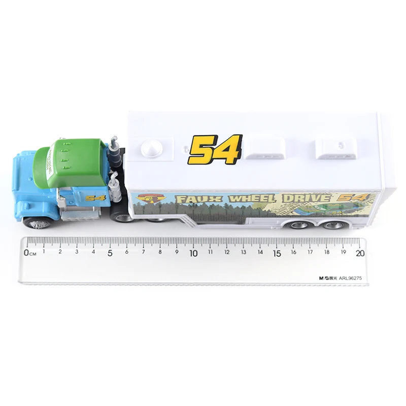 Auto-Transporter Lightning McQueen Jackson Storm Daniel Swervez Chick Hicks' Transporter Legierungs-Druckgussmodell Spielzeug-Container-LKW Geschenke – Detail 18