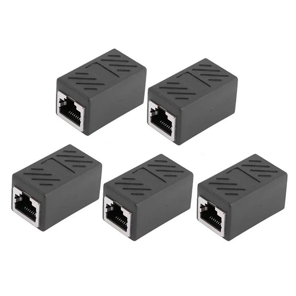 RJ45 Female to Female Network Cat7 Cat6 Cat5e Ethernet LAN Connector Coupler Extender RJ45 Ethernet Cable Extension Converter