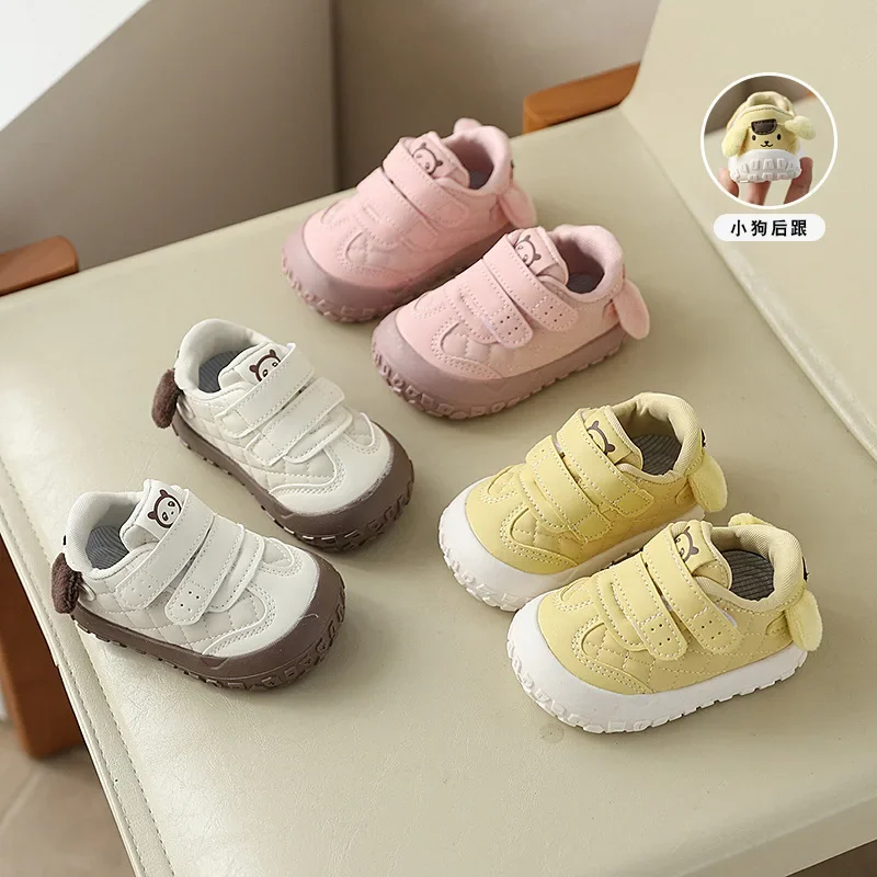 Baby Spring Autumn Soft-soled Non-slip First Walking Shoes Boys Girls Lightweight Sports Shoes Children Kids Casual Shoes School