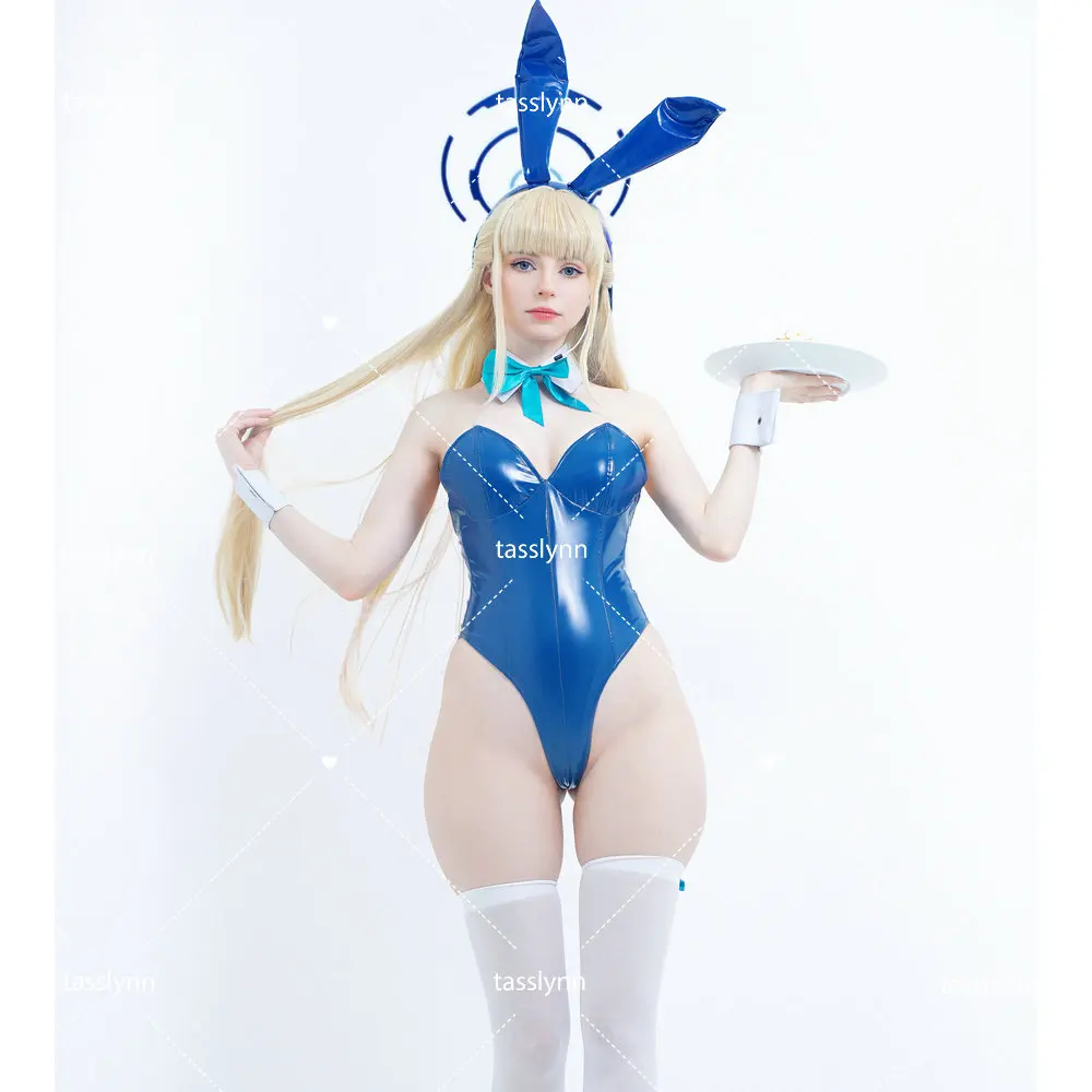 

Blue Archive Toki Cosplay Costumes Blue Bunny Girls Halloween Costumes for Women Cute Bunny Suit Cosplay Costume Women