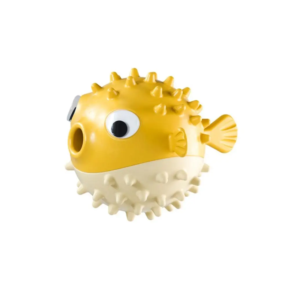 

Cartoon Dog Tumbler Leaky Food Ball Bite Resistant Fish Shape Dog Slow Feeding Toy Rubber Dog Chew Toy Self Happy