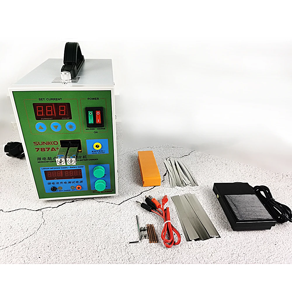 POWER 787A+ MCU Spot Welder Battery Welder Applicable Notebook and Phone Battery Precision Welding Pedal