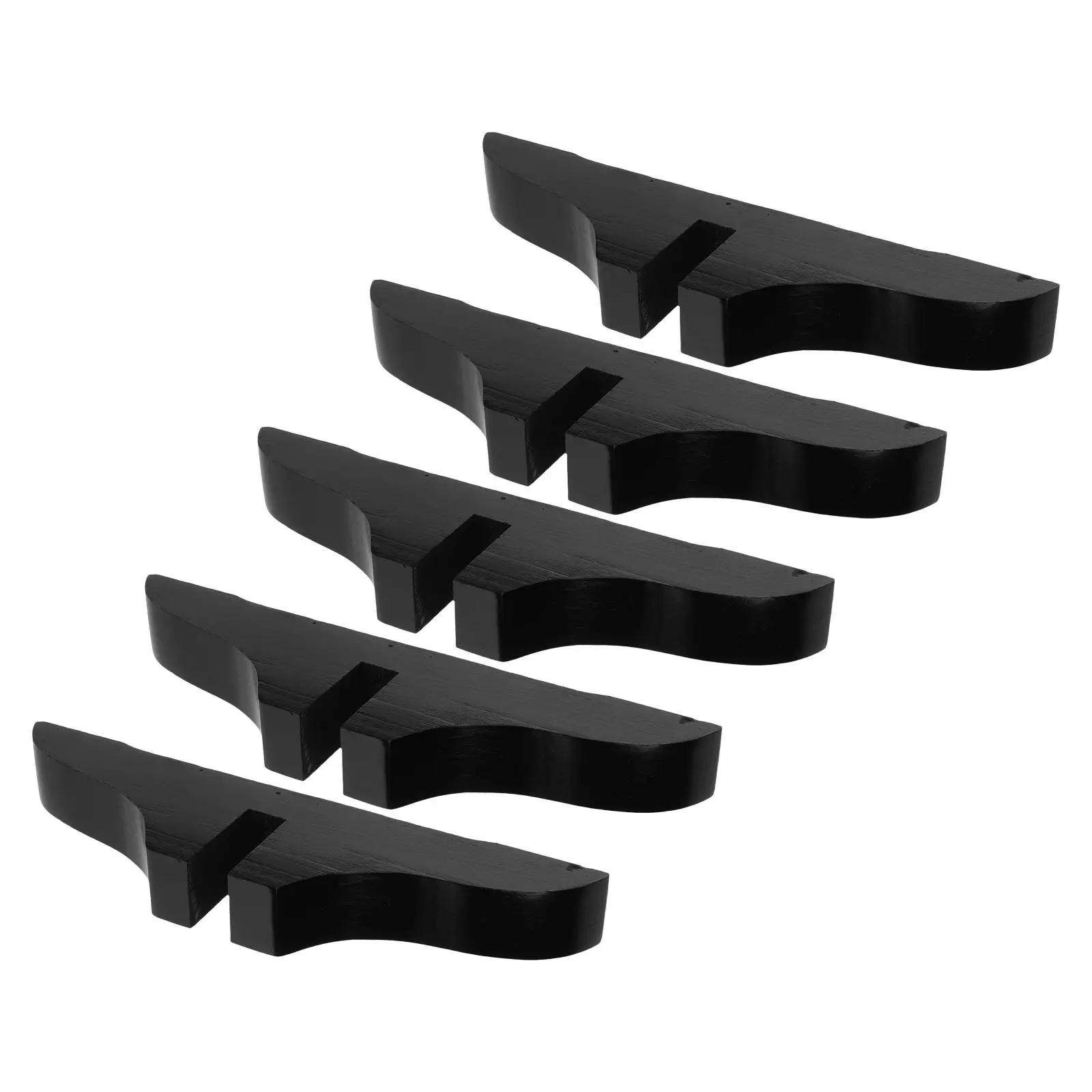 5Pcs Floor Divider Base Wood Room Divider Feet for Privacy Screen Heavy Duty Partition Support Stand Stable Room