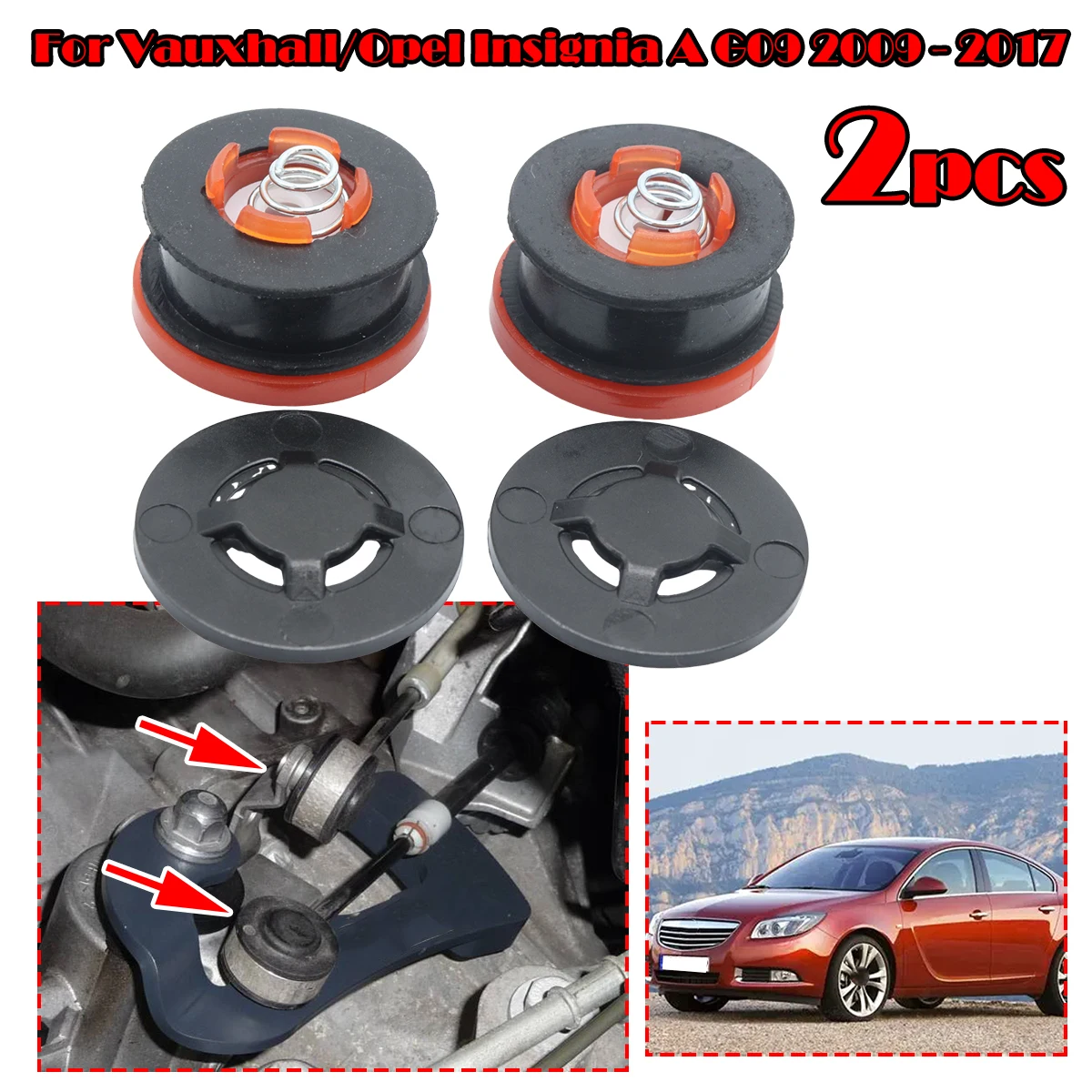 2 قطعة MT والعتاد التحول كابل الربط نهاية قضيب جلبة ل فوكسهول أوبل إنسيجنيا A G09 مخلب صالح تركيب علبة التروس شيفتر رافعة