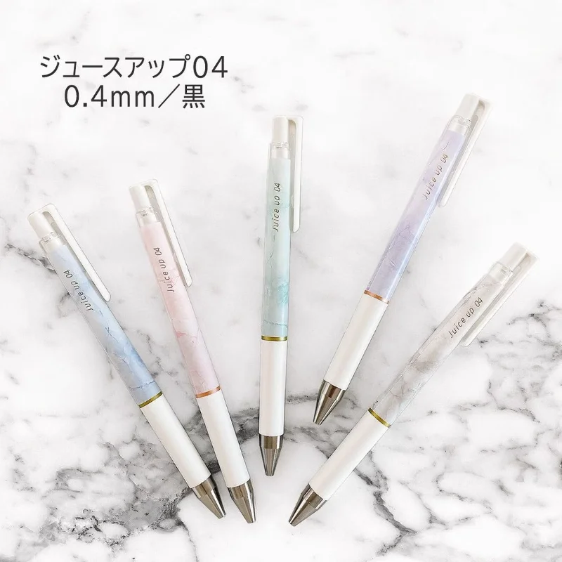 1pcs Japan PILOT LOFT Limited Marbling Juice Up 0.4mm Black Gel Pen  Kawaii Stationery