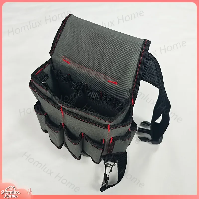 Waterproof Oxford Cloth Fanny Pack Tool Bag for Electricians Repair Kit Storage Pouch Lightweight Wear-Resistant Heavy Duty
