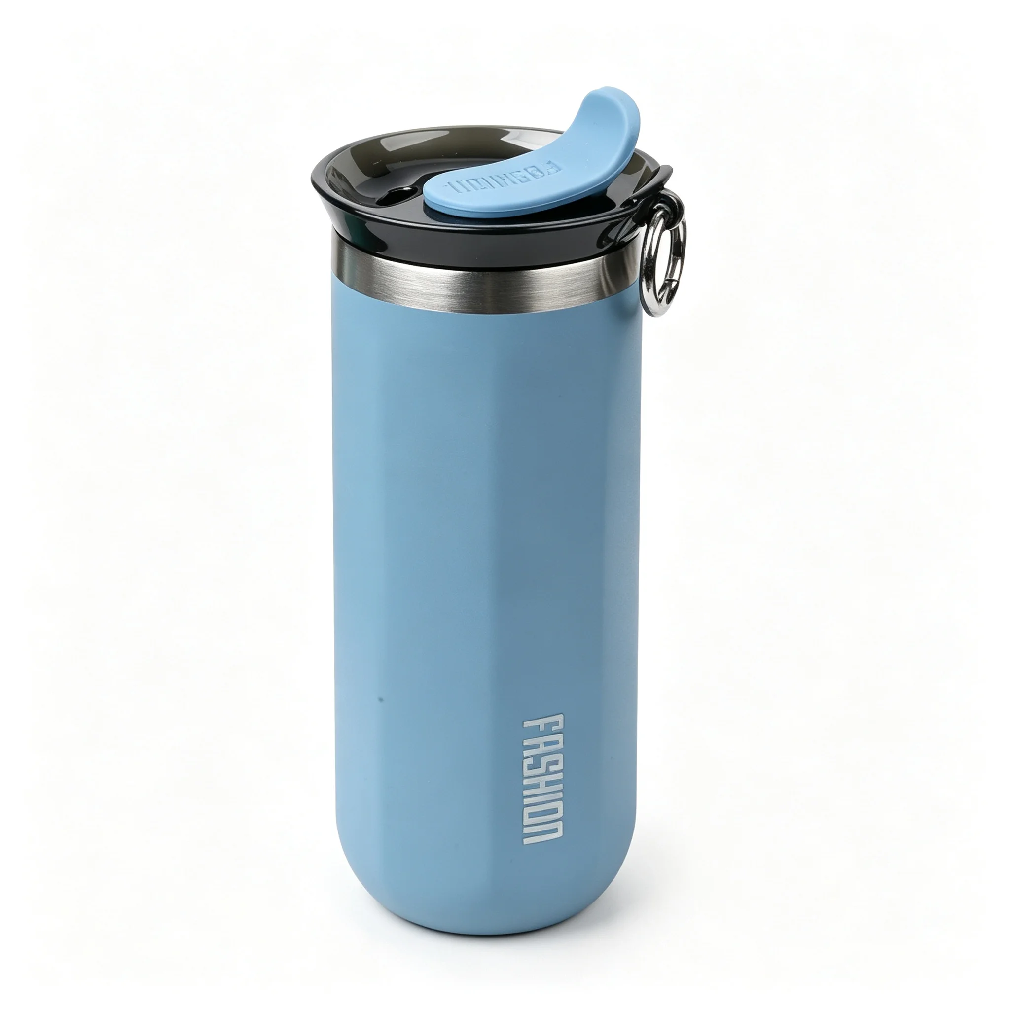 Vacuum Insulated Coffee Travle Mug Stainless Steel Thermo Bottle Cup Thermal Tumbler With Carrying Ring Flask for Hot Cold Drink