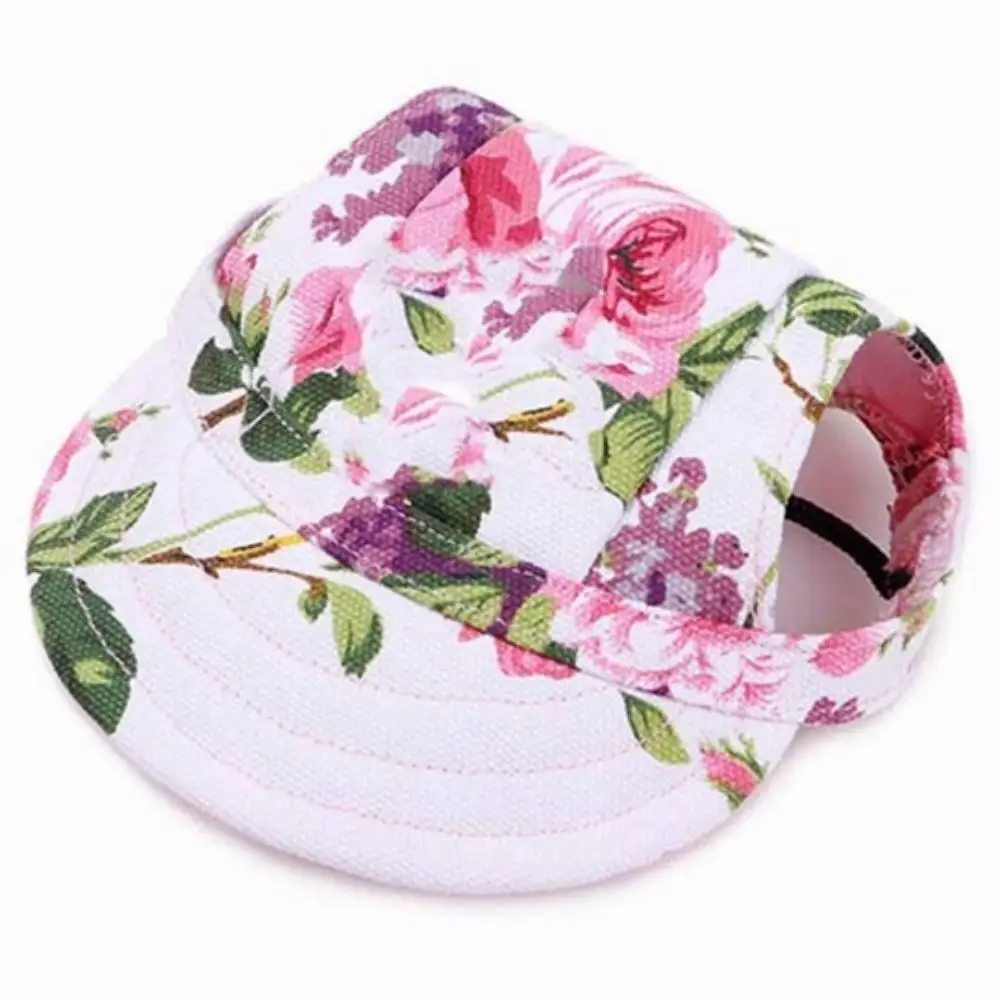 Gorra de béisbol con orificios para las orejas para mascotas, sombrero ajustable para perros grandes, medianos y pequeños, sombrero para el sol, senderismo al aire libre, productos para mascotas, Verano