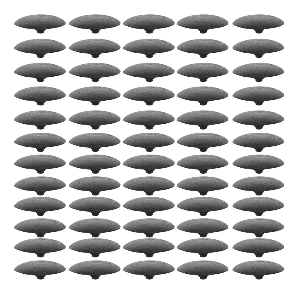 200 Uds tapas de cubierta de tornillo de plástico negro para tornillos cruzados tapones de orificio autorroscantes impermeables fijaciones de fijación decorativas tornillo de tapa