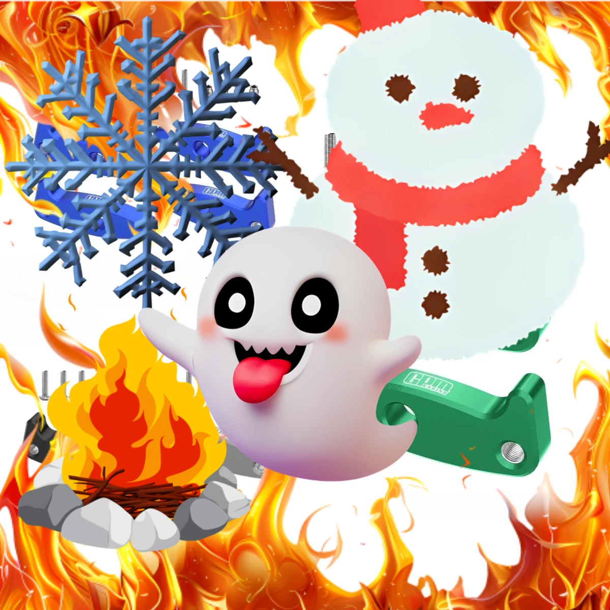 

GPM 7075 High Torsion Waist Lift Kit for AXIAL SCX30 Ford Lie Horse Wrangler car accessories rc